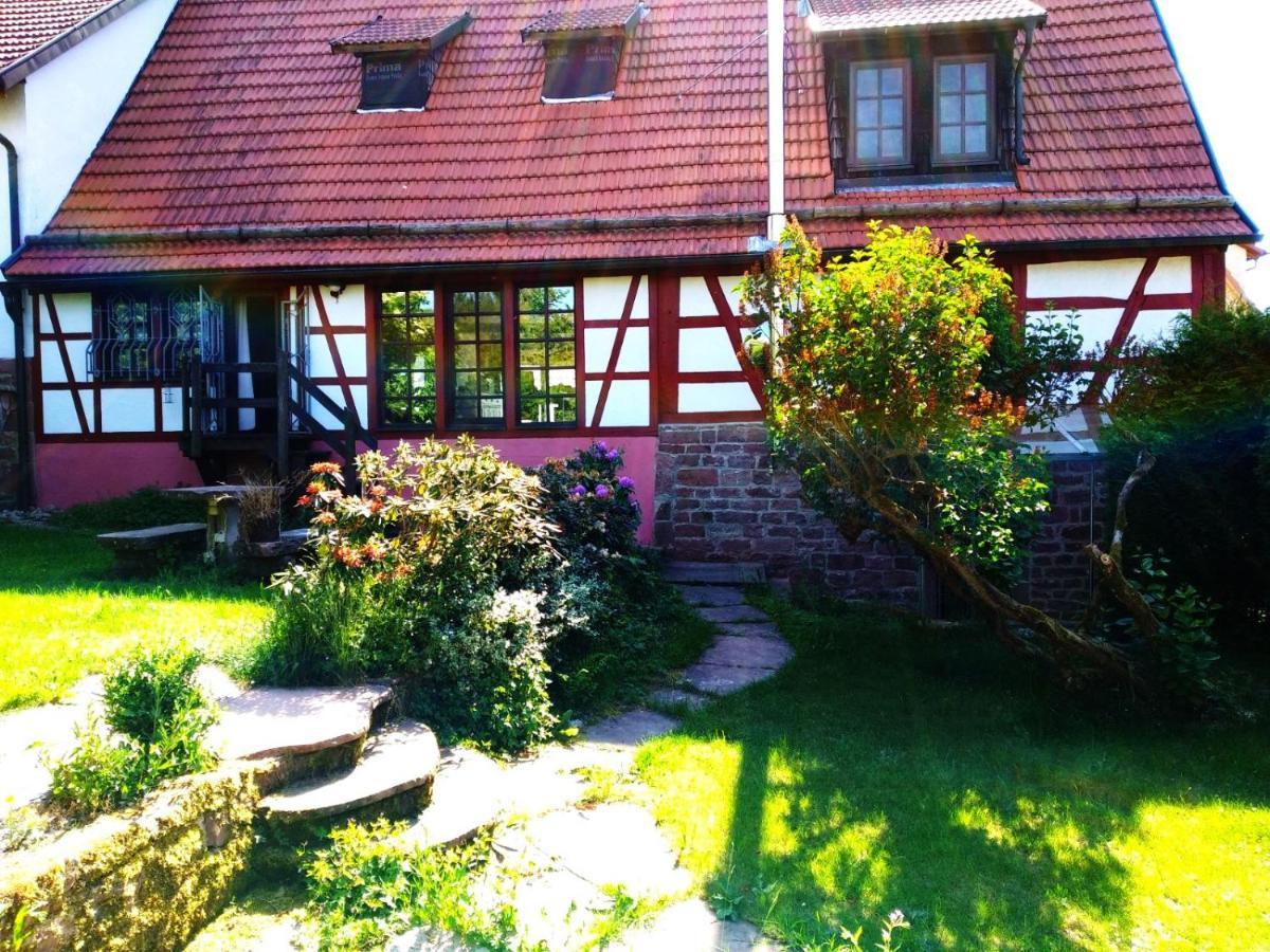 Ferienhaus Marré - mit Grill, Feuerstelle und Gartensauna Waldbrunn  Extérieur photo