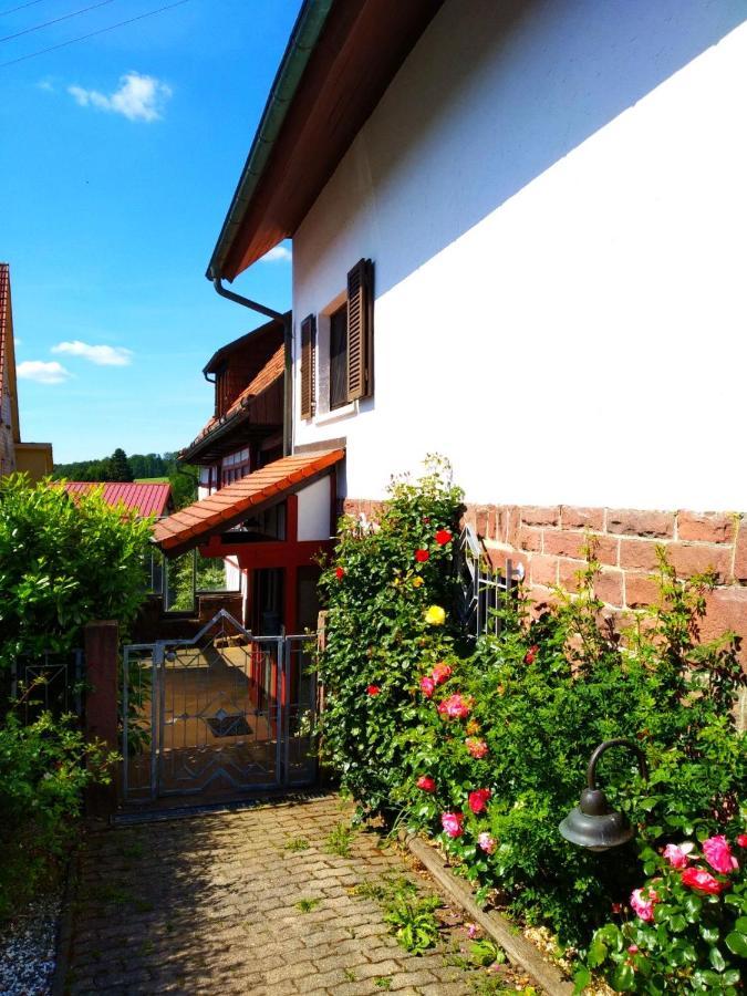 Ferienhaus Marré - mit Grill, Feuerstelle und Gartensauna Waldbrunn  Extérieur photo