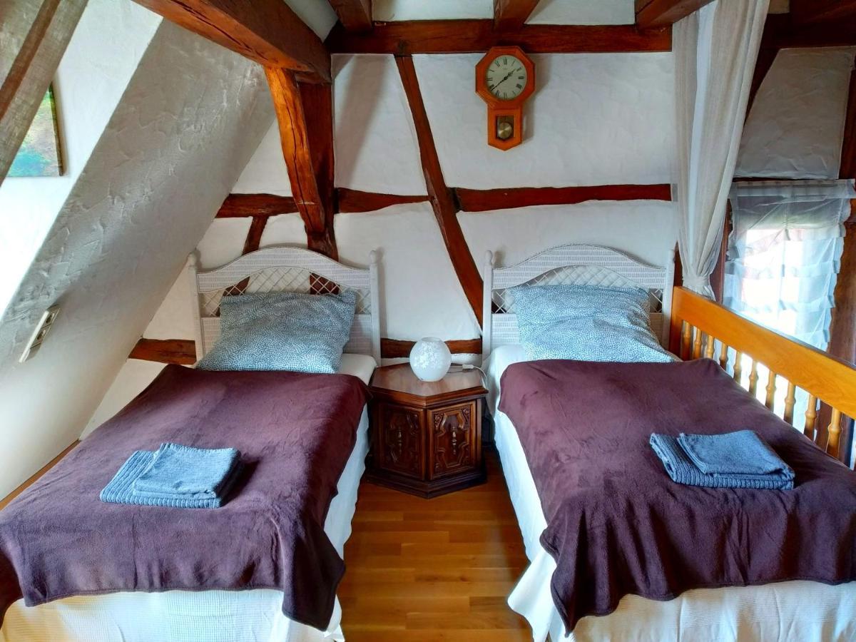 Ferienhaus Marré - mit Grill, Feuerstelle und Gartensauna Waldbrunn  Extérieur photo