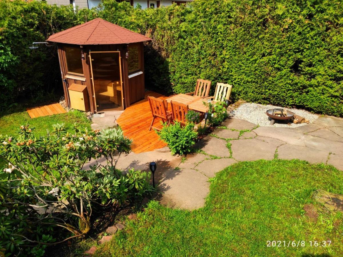 Ferienhaus Marré - mit Grill, Feuerstelle und Gartensauna Waldbrunn  Extérieur photo