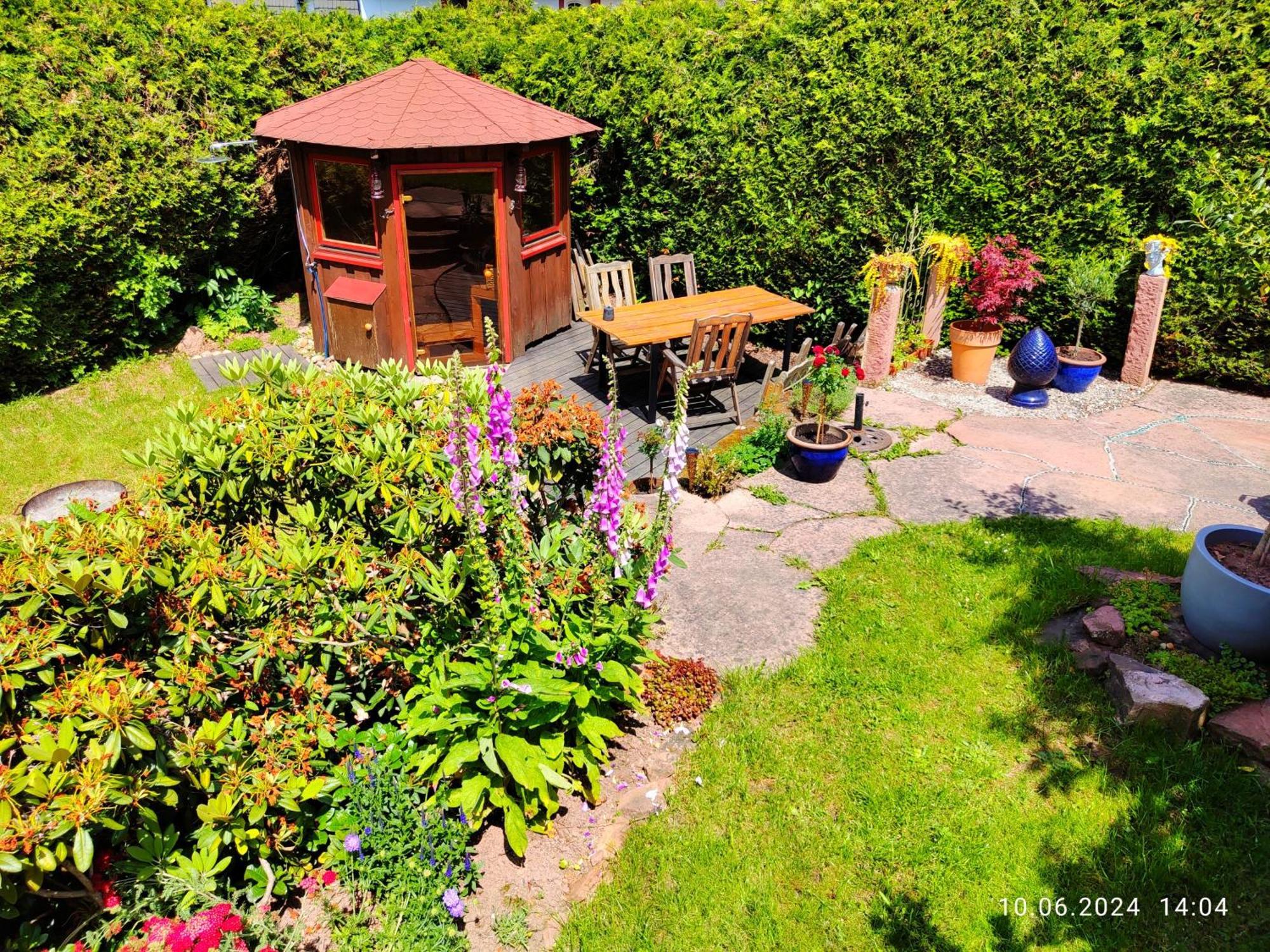 Ferienhaus Marré - mit Grill, Feuerstelle und Gartensauna Waldbrunn  Extérieur photo